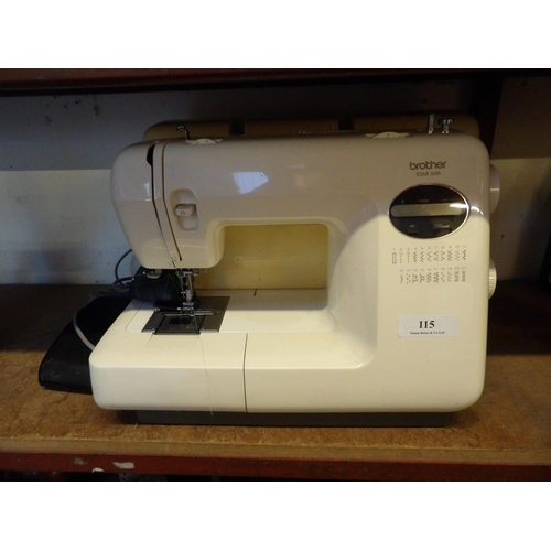 115 - A Brother Star 500 electronic sewing machine