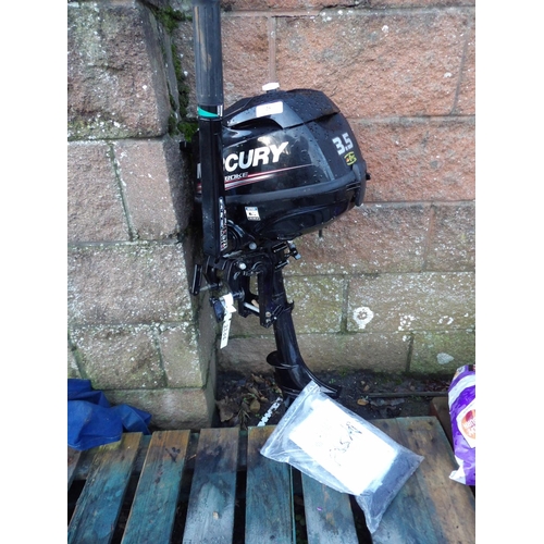 25 - A Mercury 3.5hp four stroke outboard engine