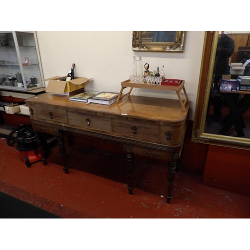 210 - A Georgian mahogany sideboard