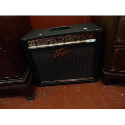 218 - A Peavey acoustic 112 amplifier