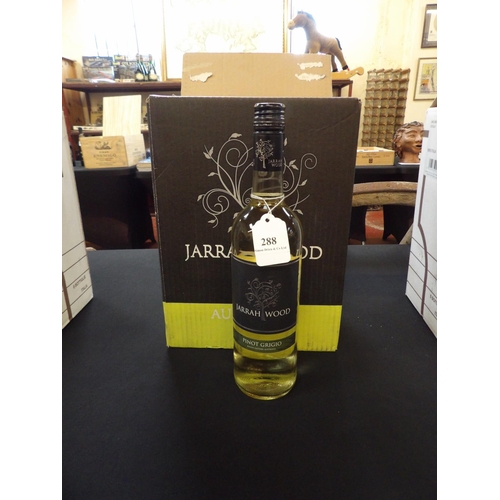 288 - A box (6 x 75cl) 2019 Jarrah Wood Pinot Grigio