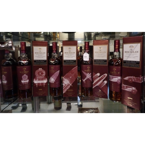 423 - The Macallan Whisky Makers Edition Classic Travel Range limited edition four bottle set of Highland ... 