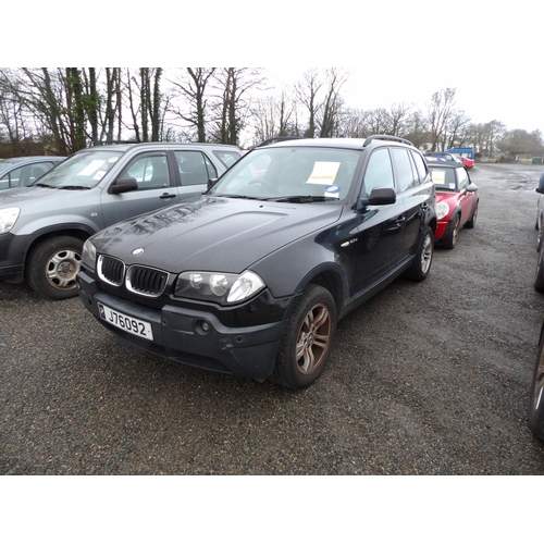 10 - A 2004 BMW X3 SE 2.0 TDi SUV J76092 (diesel/manual), odometer reading 108,589 miles