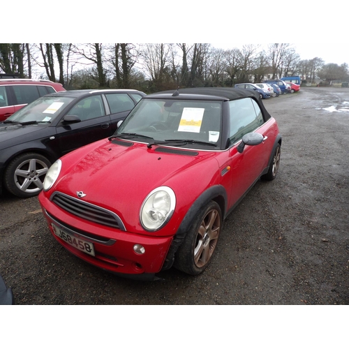 11 - A 2004 Mini One 1.6 convertible J68458 (petrol/manual), odometer reading 58,073 miles - front window... 