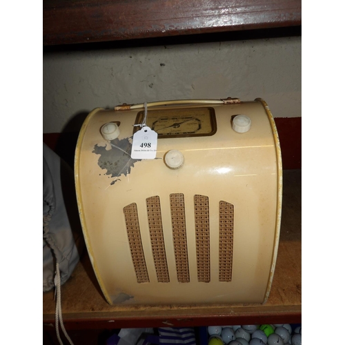 498 - A vintage Everready portable radio set