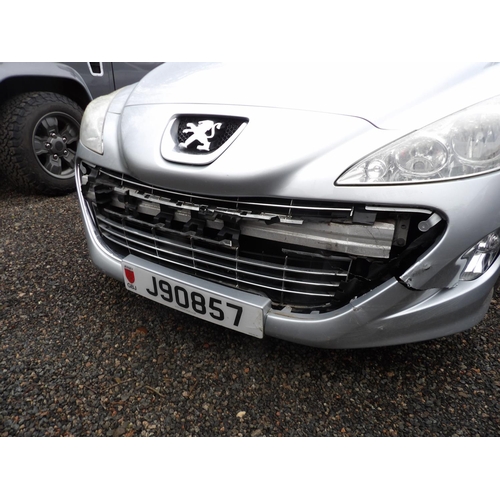 5 - A 2010 Peugeot 308 CC 1.6 VTi SE convertible J90857 (petrol/manual), odometer reading 36,860 miles