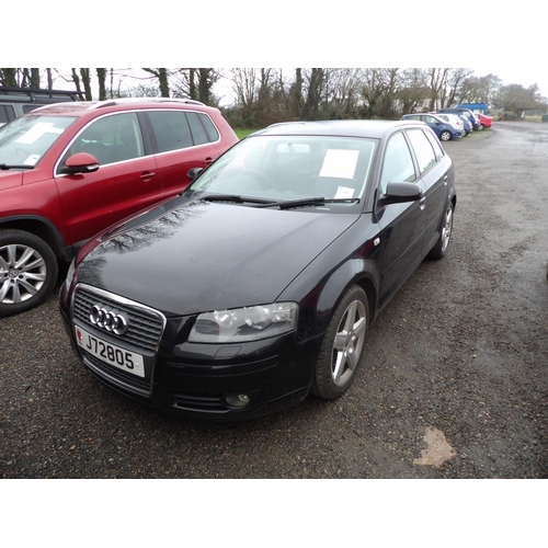 9 - A 2005 Audi A3 Sport 2.0 TDi five door hatchback J72805 (diesel/automatic), odometer reading 106,968... 