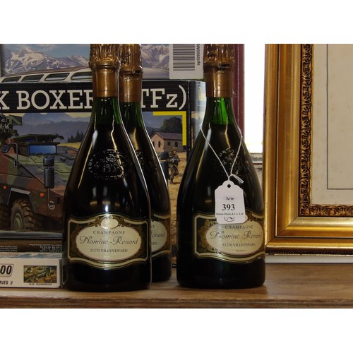 393 - Three bottles of 1992 Nomine-Renard Brut Champagne