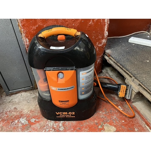 102 - A Vax VCW-20 commercial portable carpet washer