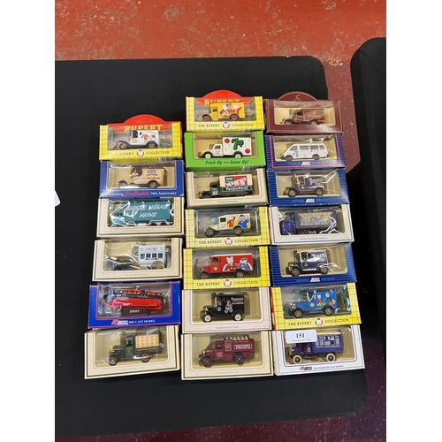 151 - Twenty mint boxed die cast model vehicles