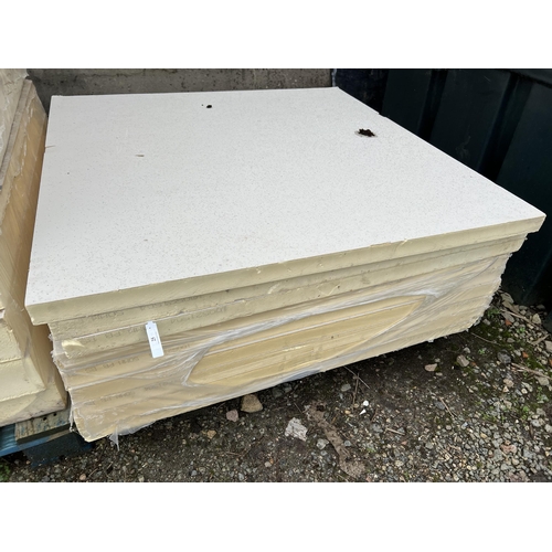 25 - Nine sheets of thermal insulation 1200mm x 1200mm x 50mm