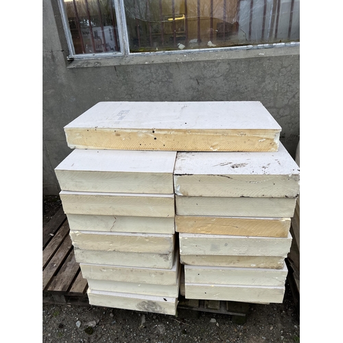 27 - Seventeen sheets of thermal insulation 1200mm x 600mm x 120mm