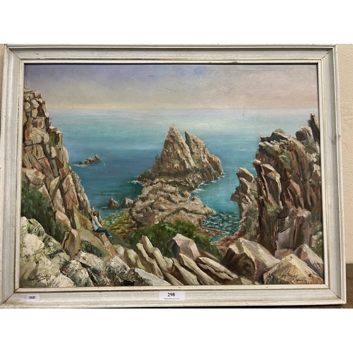 298 - 'By Fiquet' by Hunter-Dann, Jersey 1977, oil on artists board