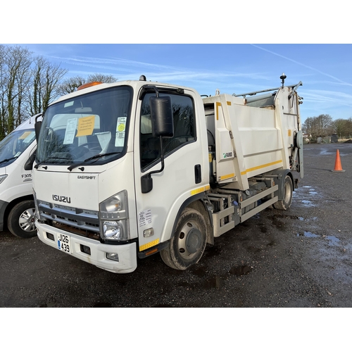 14 - A 2015 Isuzu N75.190 refuse compactor J126439 (diesel/automatic), odometer reading 54,849 miles - on... 