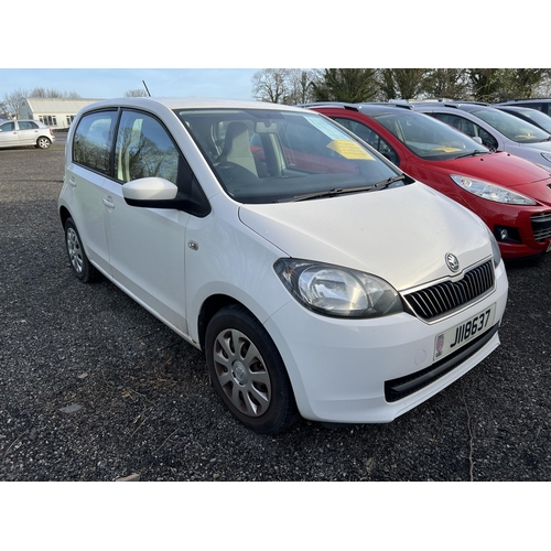 2 - A 2014 Skoda Citigo SE 1.0 five door hatchback J118637 |(petrol/manual), odometer reading 13,663 mil... 