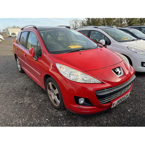 4 - A 2013 Peugeot 207 SW Allure 1.6 HDi estate J100525 (diesel/manual), odometer reading 19,630 miles -... 