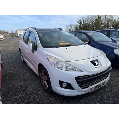 6 - A 2013 Peugeot 207 SW Allure 1.6 HDi estate J119670 (diesel/manual), odometer reading 33,162 miles -... 