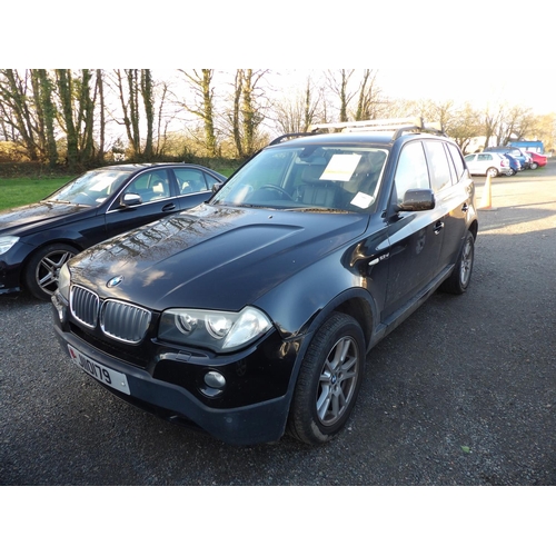 6 - A 2008 BMW X3 2.5 Si SE 2.5 SUV J110179 (petrol/manual), odometer reading 66,216 miles - one owner (... 