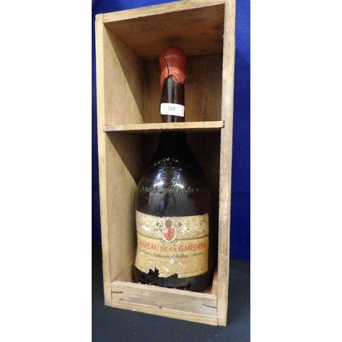 201 - A 3L bottle of 1974 Chateau de la Gardine Chateau Neuf du Pape