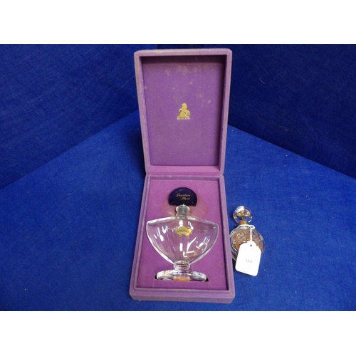 99 - A boxed perfume bottle 'Shalimar' by Guerlin together with another perfume bottle by Clerix