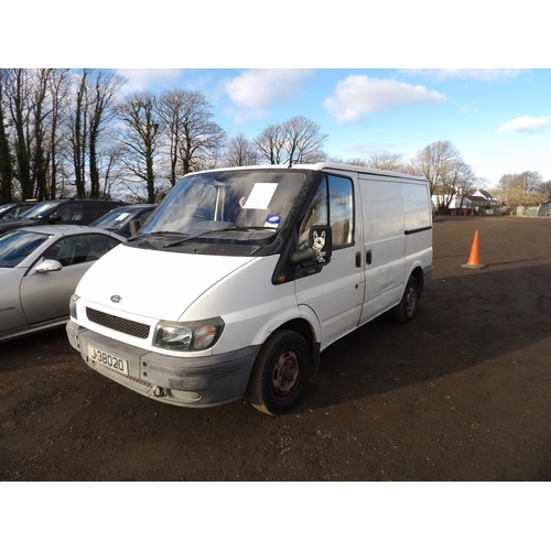 12 - A 2002 Ford Transit 260S 2.0 TDCi panel van J38020 (diesel/manual), odometer reading 74,633 miles