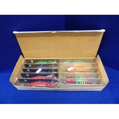 101 - A box of ten squid jigs - new