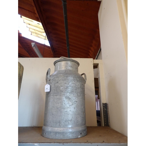 64 - A vintage milk churn