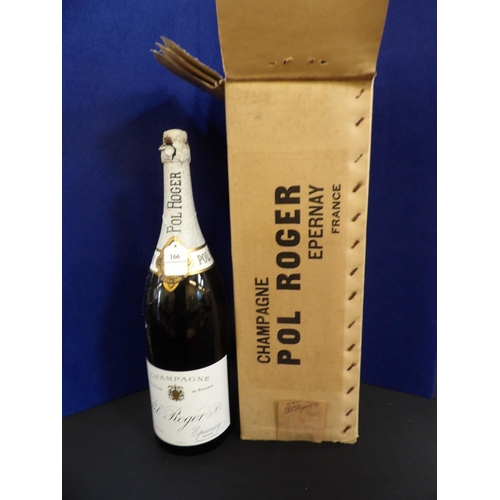 166 - A Jeroboam of Pol Rogers Champagne