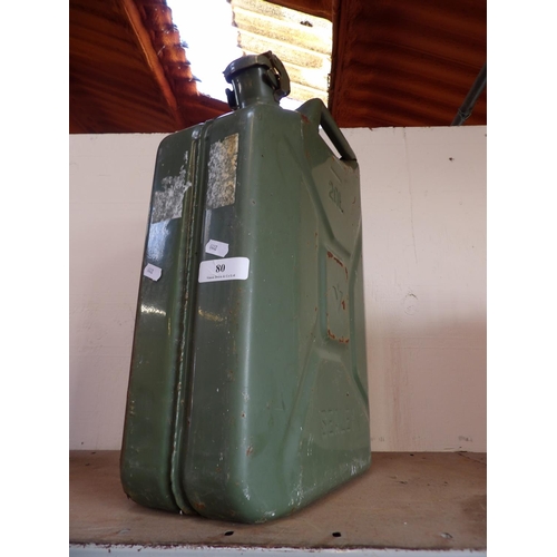 80 - A Sealey 20L capacity jerry can