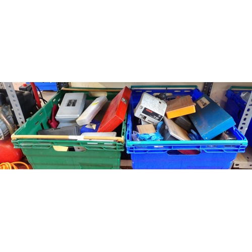 91 - Various socket sets, bit sets, consumables and other workshop accessories