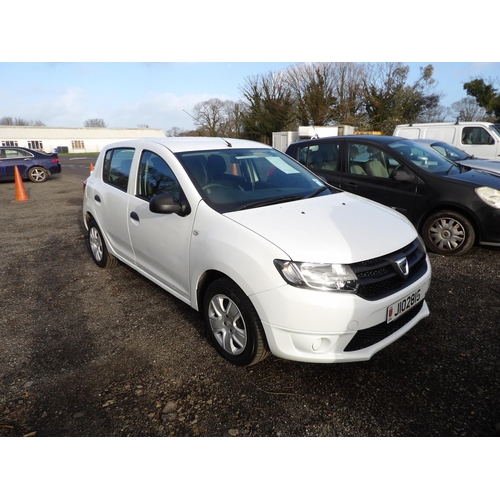 2 - A 2014 Dacia Sandero Ambiance 1.2 five door hatchback J102815 (petrol/manual), odometer reading 45,1... 