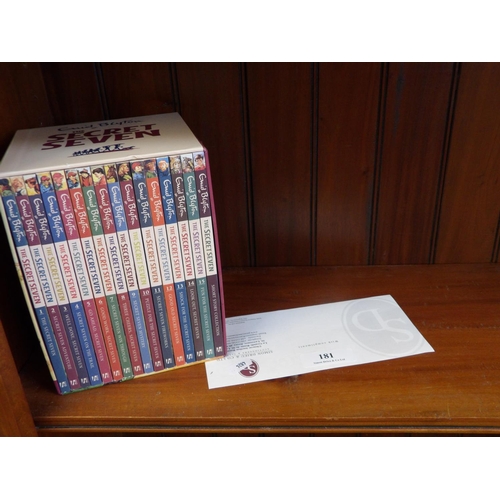 181 - A boxed set of sixteen Enid Blyton The Secret Seven books