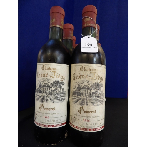 194 - Twelve bottles of 1996 Chateau Chene-Liege Pommerol