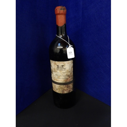 223 - A 3L bottle of 1998 Chateau Brisson Cotes de Castillon