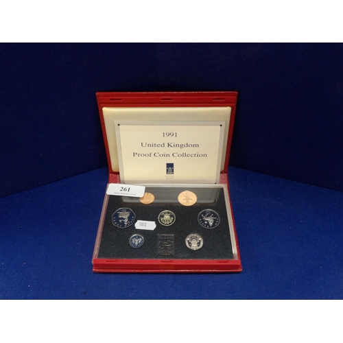 261 - A 1991 United Kingdom proof coin collection