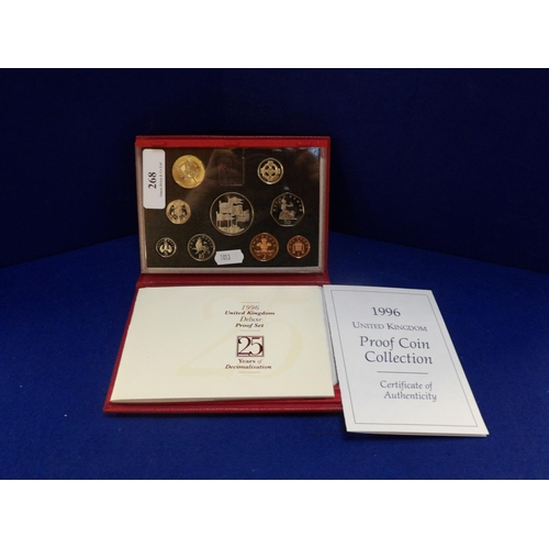 268 - A 1996 United Kingdom proof coin collection