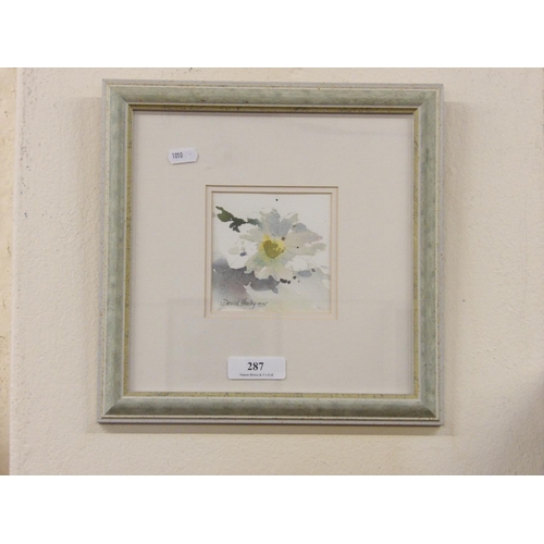 287 - Still life by David Henley dated 1995, water colour