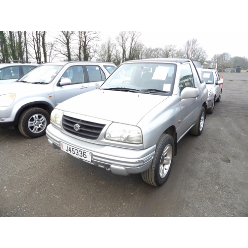 12 - A 2001 Suzuki Grand Vitara GV1600 SUV J45336 (petrol/manual), odometer reading 75,622 miles  - occas... 