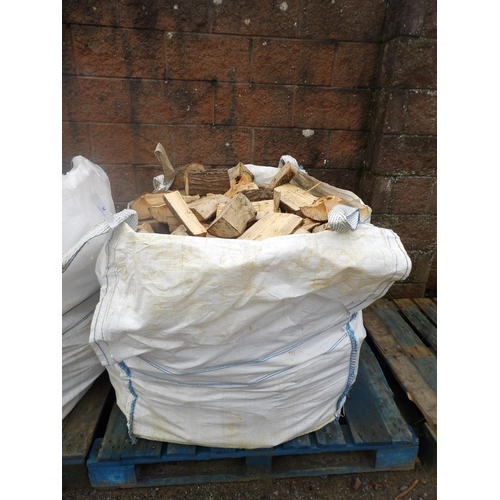 34 - A bulk bag of logs