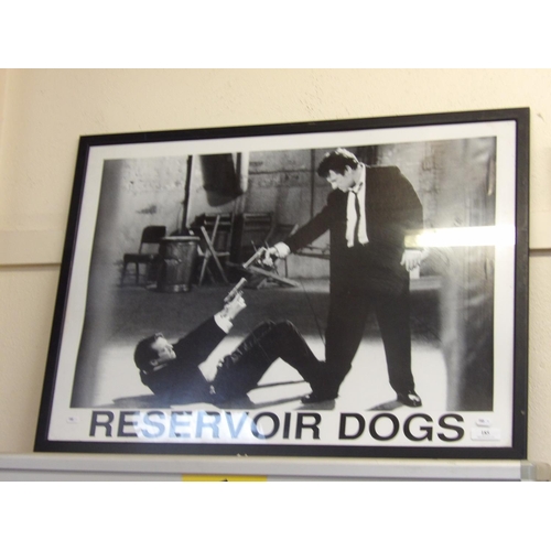 185 - Reservoir Dogs, a framed poster