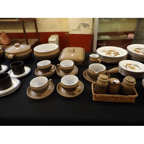 287 - An assortment of mid century Denby pottery