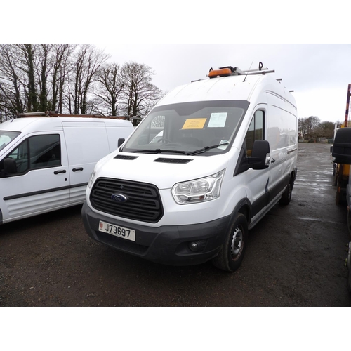 16 - A 2015 Ford Transit 350 Base LWB 2.2 TDCi panel van J73697 (diesel/manual), odometer reading 49,697 ... 