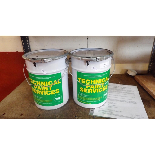 103 - Ten litres of Technical Paint Services acrylic swimming pool paint WB148