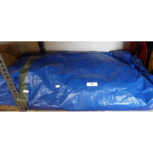 106 - A PVC tarpaulin