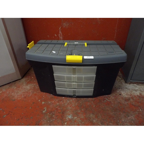 173 - A plastic tool box