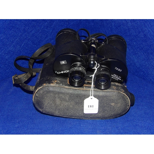 181 - A pair of Chinon 7x50 binoculars