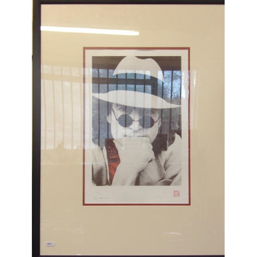 201 - A set of four silk screen portrait suite of John Winston Lennon, suite no 209/300, signatory: Yoko O... 