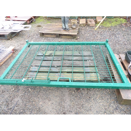 32 - A box section and weld mesh gate - 2000mm x 1250mm