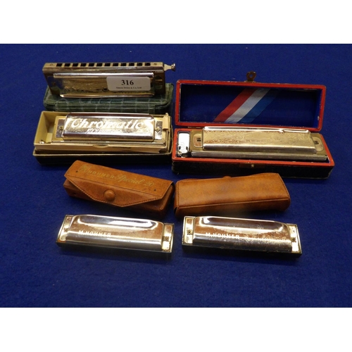 316 - Five harmonica