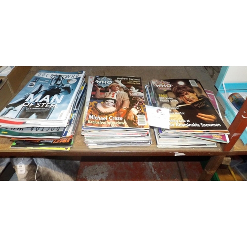 347 - A large and varied accumulation of Doctor Who magazines